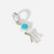 Birthstone Range Silver Mum or Woman with Connector and Turquoise Gemstone - December