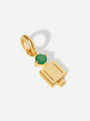 Birthstones Range 18K Gold Vermeil Dad or Man with Connector