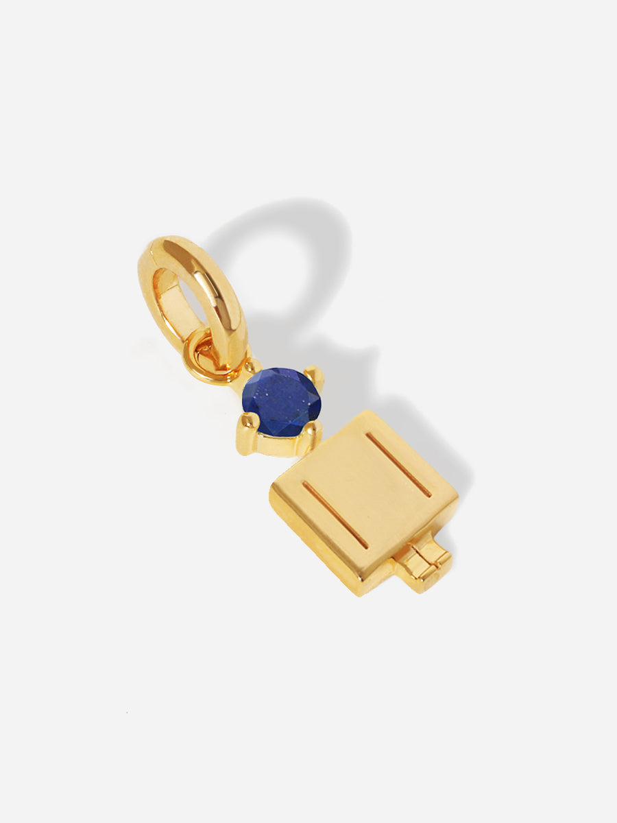 Birthstones Range 18K Gold Vermeil Dad or Man with Connector