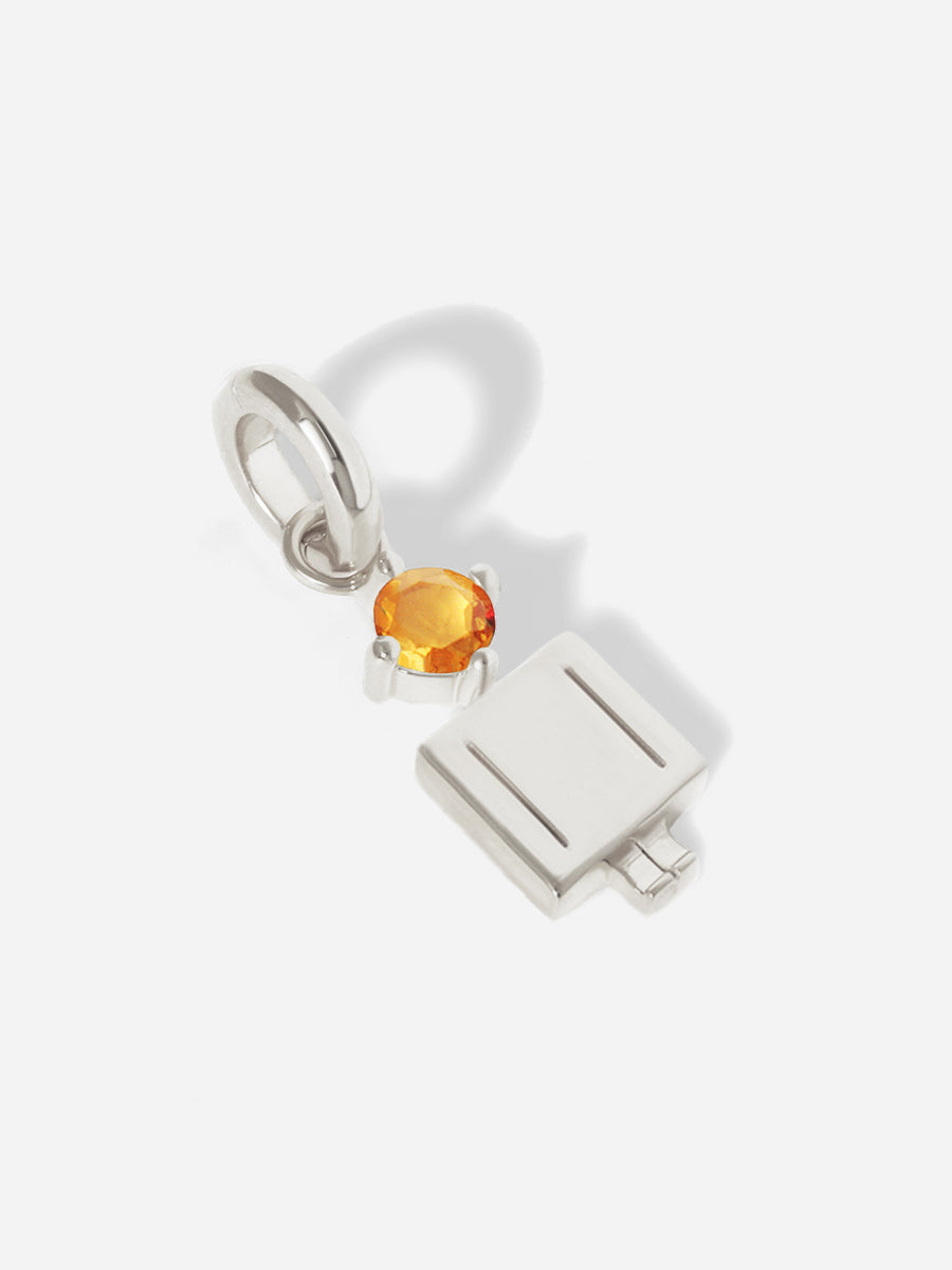 Birthstones Range Silver Dad or Man with Connector