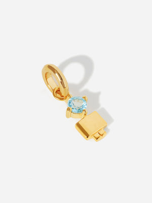 Birthstones Range 18K Gold Vermeil Son or Boy with Connector