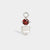 Birthstone Range Silver Son or Boy with Connector and Garnet Gemstone - January