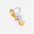 Birthstone Range Gold Daughter or Girl with Connector and Brazilian Amethyst Gemstone - February