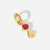 Birthstone Range Gold Daughter or Girl with Connector and Ruby Quartz Gemstone - July