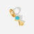 Birthstone Range Gold Daughter or Girl with Connector and Turquoise Gemstone - December