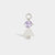 Birthstone Range Silver Daughter or Girl with Connector and Brazilian Amethyst Gemstone - February