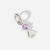 Birthstone Range Silver Daughter or Girl with Connector and Brazilian Amethyst Gemstone - February