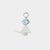 Birthstone Range Silver Daughter or Girl with Connector and Blue Topaz Gemstone - March