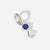 Birthstone Range Silver Daughter or Girl with Connector and Lapis Gemstone - September