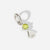 Birthstone Range Silver Daughter or Girl with Connector and Peridot Gemstone - August