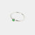 May Sterling Silver Birthstone Gemstone Ring Stackable (Petite) Emerald Quartz