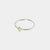 August Sterling Silver Birthstone Gemstone Ring Stackable (Petite) Peridot