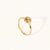 November 18k Gold Vermeil Birthstone Gemstone Ring Stackable Citrine