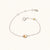 November Sterling Silver Birthstone Gemstone Bracelet Citrine