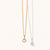 June 9K Gold Birthstone Gemstone Pendant Necklace Pearl