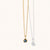 September 9K Gold Birthstone Gemstone Pendant Necklace Sapphire